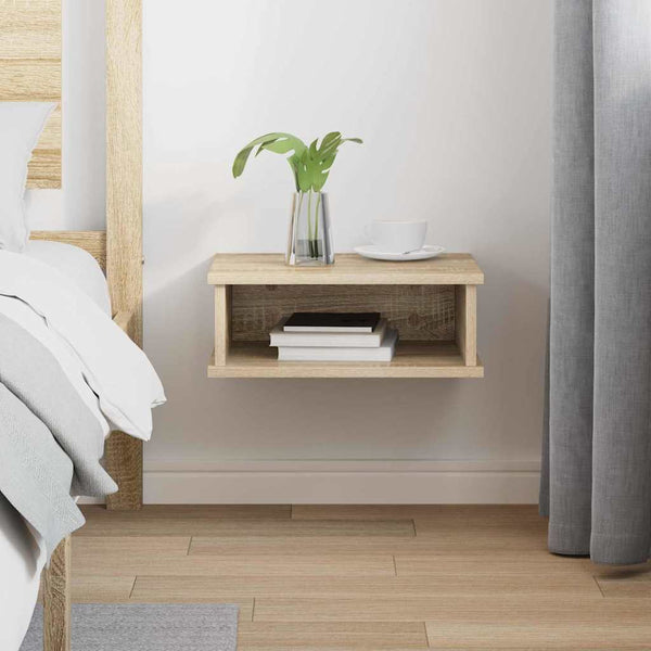 vidaXL Table de chevet chêne Sonoma 40 x 31 x 15 cm bois d'ingénierie