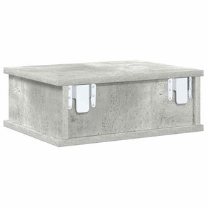 Nachttisch 2er Set Beton Grau