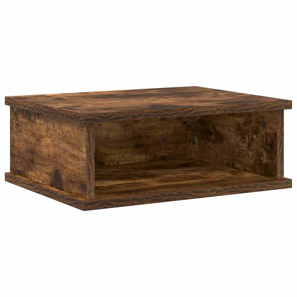 vidaXL Bedside Table Smoked Oak 40x31x15 cm Engineered Wood