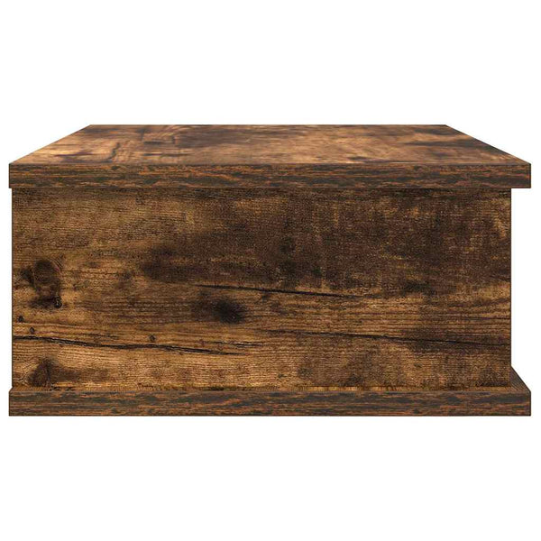 vidaXL Tables de chevet 2 pcs Chêne fumé 40 x 31 x 15 cm