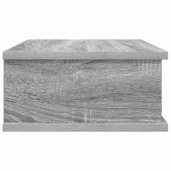 Grauer Nachttisch Sonoma, 40 cm