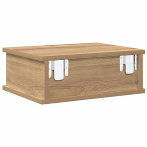 vidaXL Table de chevet 2 pcs Chêne artisan 40 x 31 x 15 cm Bois d'ingénierie