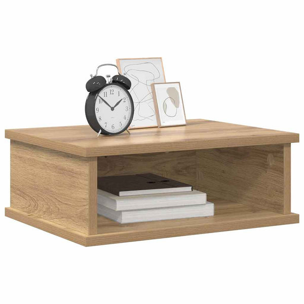 vidaXL Table de chevet 2 pcs Chêne artisan 40 x 31 x 15 cm Bois d'ingénierie