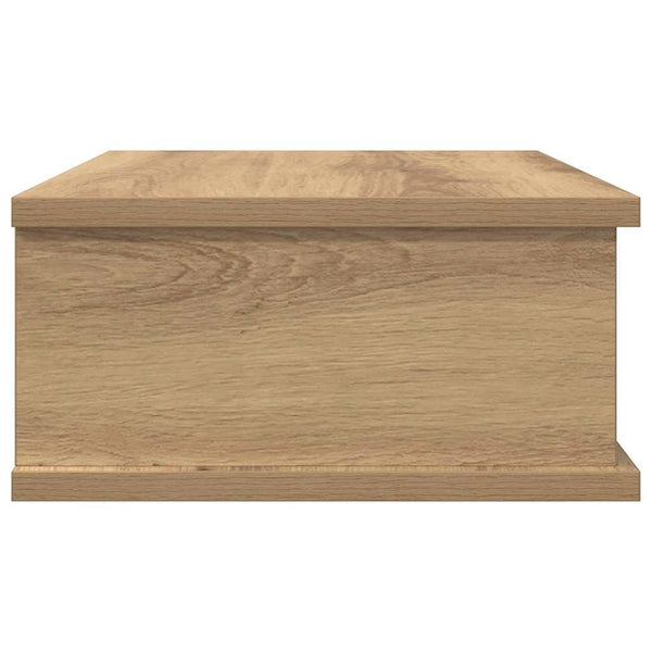 vidaXL Table de chevet 2 pcs Chêne artisan 40 x 31 x 15 cm Bois d'ingénierie
