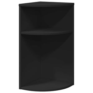Schwarzer Beistelltisch Holzwerkstoff 60cm