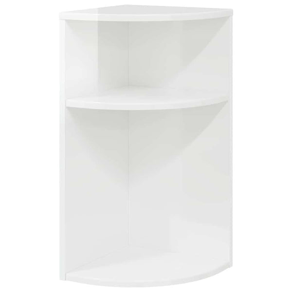 Weißer Hochglanz Beistelltisch, 60 cm hoch