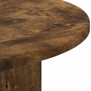 vidaXL Table d'appoint Chêne fumé 29,6 x 29,6 x 60 cm
