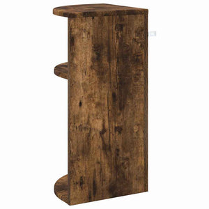 vidaXL Table d'appoint Chêne fumé 29,6 x 29,6 x 60 cm