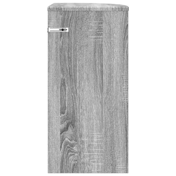 Grauer Beistelltisch Sonoma, 60 cm