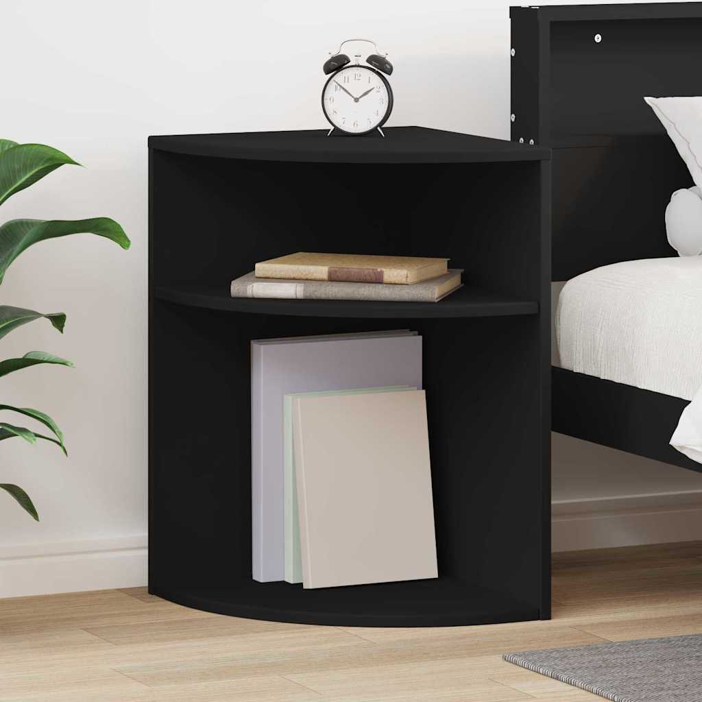 Schwarzer Beistelltisch Holzwerkstoff 39,7x39,7x60 cm