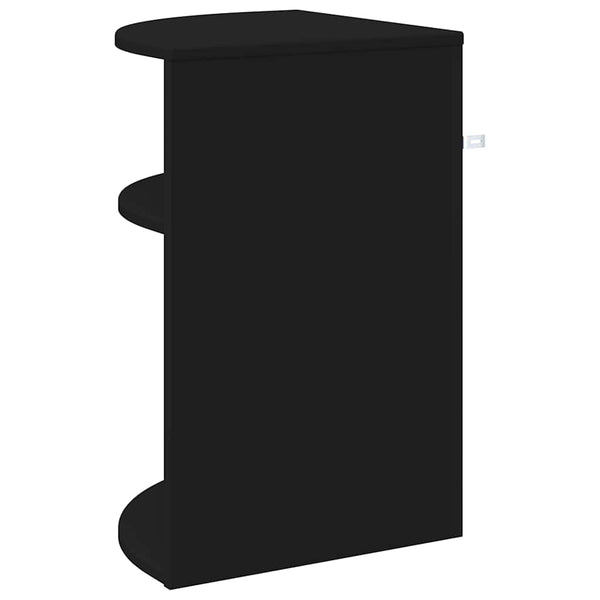 Schwarzer Beistelltisch Holzwerkstoff 39,7x39,7x60 cm