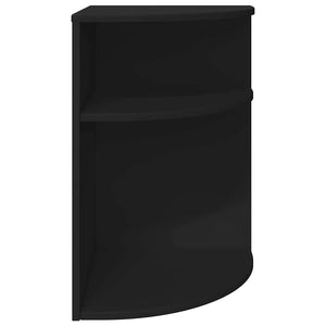 Schwarzer Beistelltisch Holzwerkstoff 39,7x39,7x60 cm