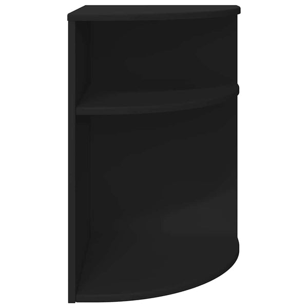 Schwarzer Beistelltisch Holzwerkstoff 39,7x39,7x60 cm