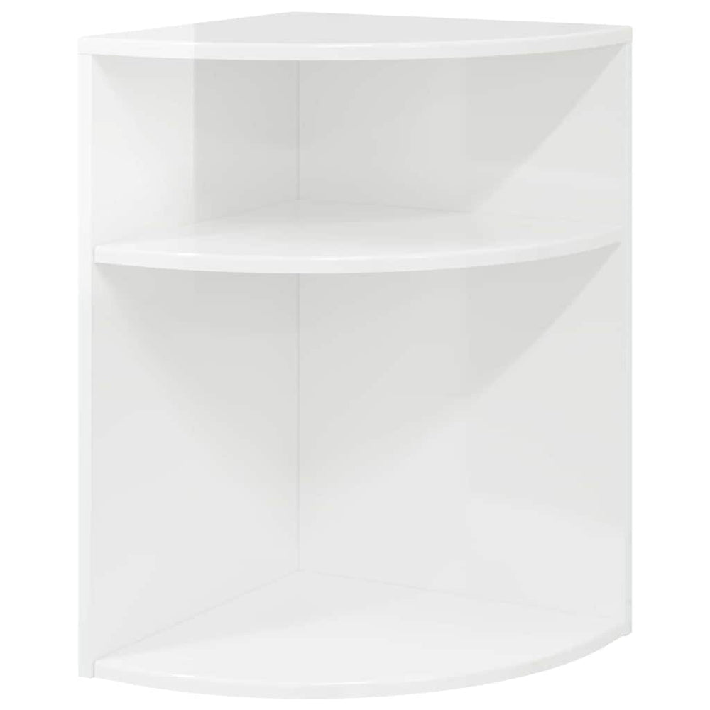 Weißer Hochglanz Beistelltisch 39,7x39,7x60cm