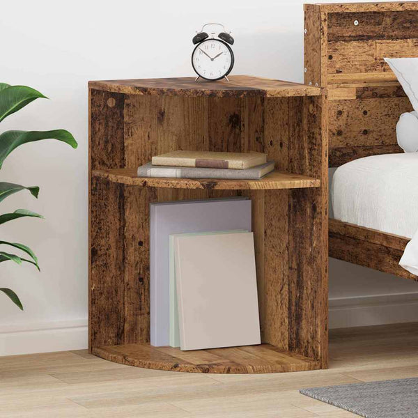 vidaXL Table d'appoint en bois de récupération 39,7 x 39,7 x 60 cm Bois d'ingénierie