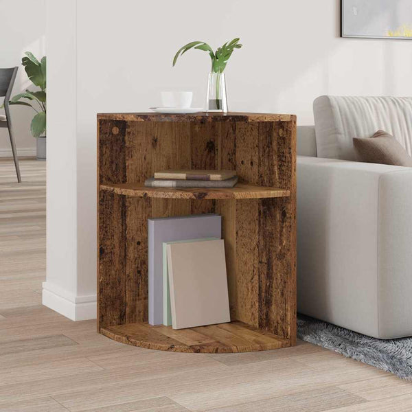 vidaXL Table d'appoint en bois de récupération 39,7 x 39,7 x 60 cm Bois d'ingénierie