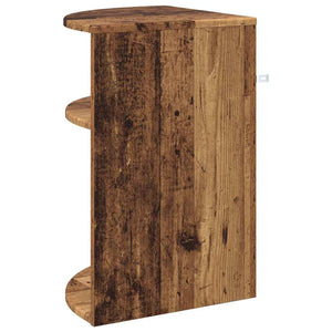vidaXL Table d'appoint en bois de récupération 39,7 x 39,7 x 60 cm Bois d'ingénierie