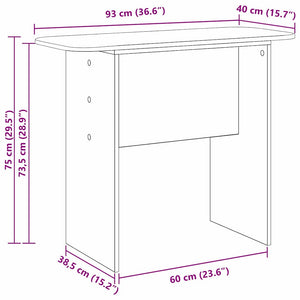 Weißer Hochglanz Konsolentisch 93cm