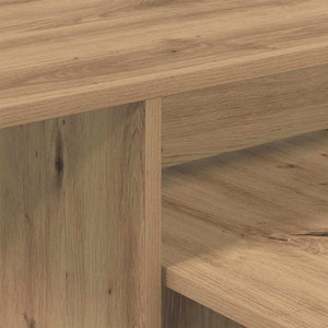 vidaXL Table console chêne Artisan 91,5 x 35 x 38,5 cm Bois d'ingénierie