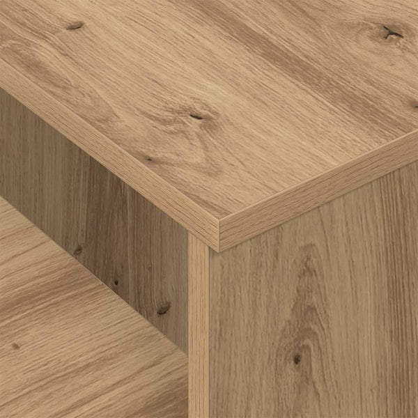 vidaXL Table console chêne Artisan 91,5 x 35 x 38,5 cm Bois d'ingénierie