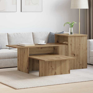 vidaXL Table console chêne Artisan 91,5 x 35 x 38,5 cm Bois d'ingénierie
