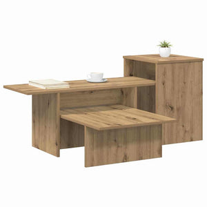 vidaXL Table console chêne Artisan 91,5 x 35 x 38,5 cm Bois d'ingénierie