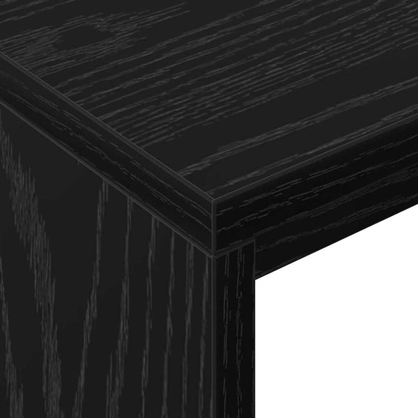 Schreibtisch Schwarz Eichenoptik 109 cm