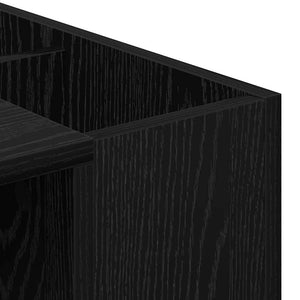 Schreibtisch Schwarz Eichenoptik 109 cm
