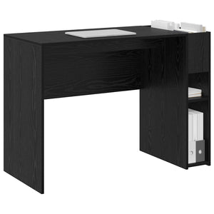 Schreibtisch Schwarz Eichenoptik 109 cm