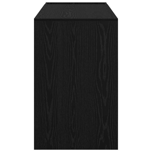 Schreibtisch Schwarz Eichenoptik 109 cm