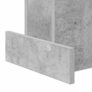 Beton Grau Beistelltisch 35,5x35x40cm