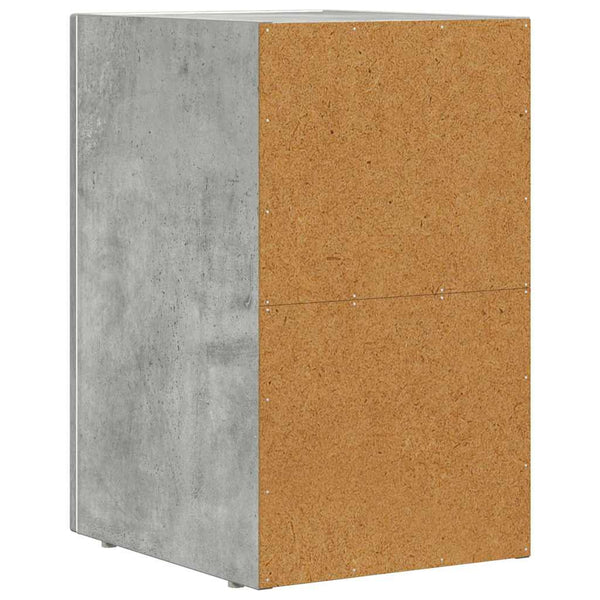 Beton Grau Nachttisch