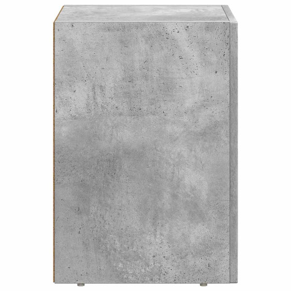 Beton Grau Nachttisch