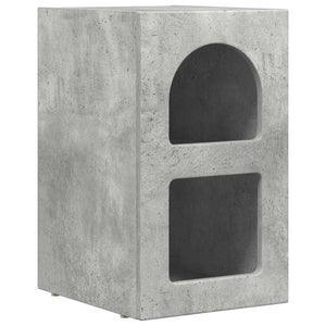 Nachttisch 2er Set Beton Grau