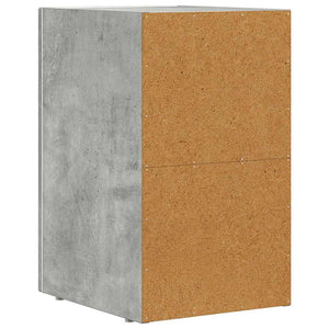 Nachttisch 2er Set Beton Grau