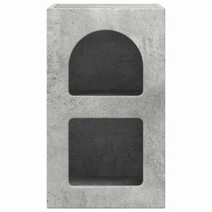 Nachttisch 2er Set Beton Grau