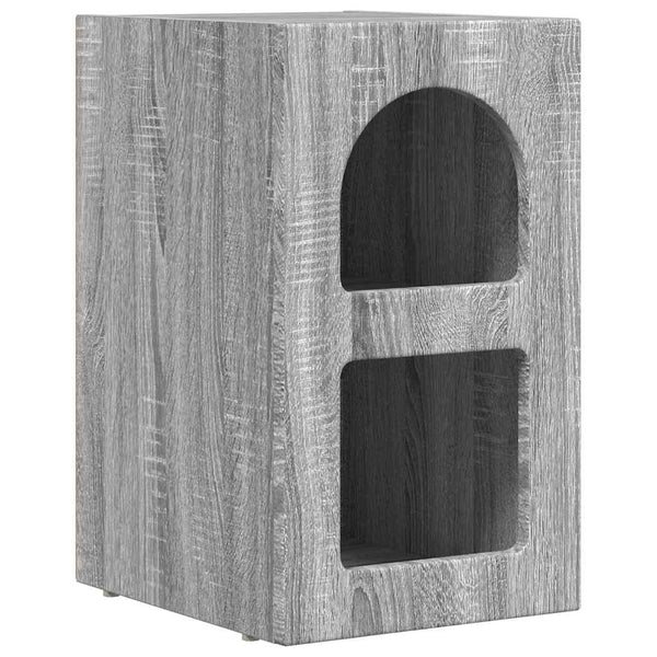 vidaXL Tables de chevet 2 pcs Chêne sonoma gris 29,5 x 33,5 x 50 cm