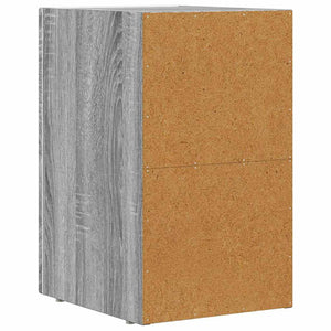vidaXL Tables de chevet 2 pcs Chêne sonoma gris 29,5 x 33,5 x 50 cm
