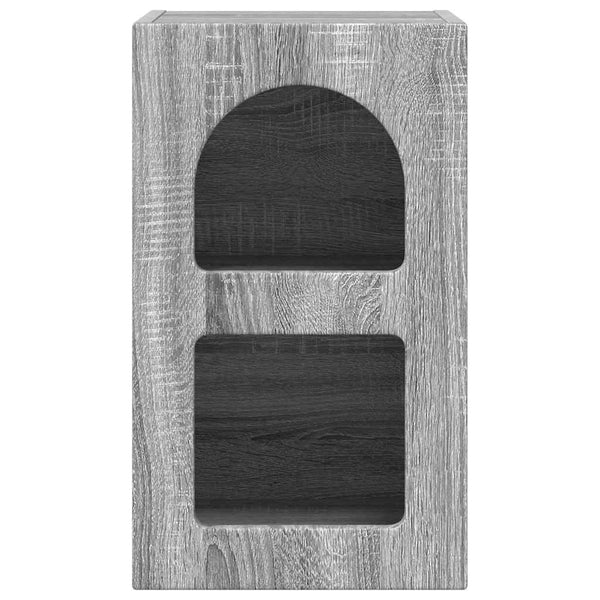 vidaXL Tables de chevet 2 pcs Chêne sonoma gris 29,5 x 33,5 x 50 cm