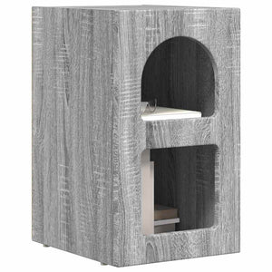 vidaXL Tables de chevet 2 pcs Chêne sonoma gris 29,5 x 33,5 x 50 cm