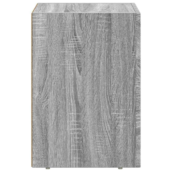 vidaXL Tables de chevet 2 pcs Chêne sonoma gris 29,5 x 33,5 x 50 cm