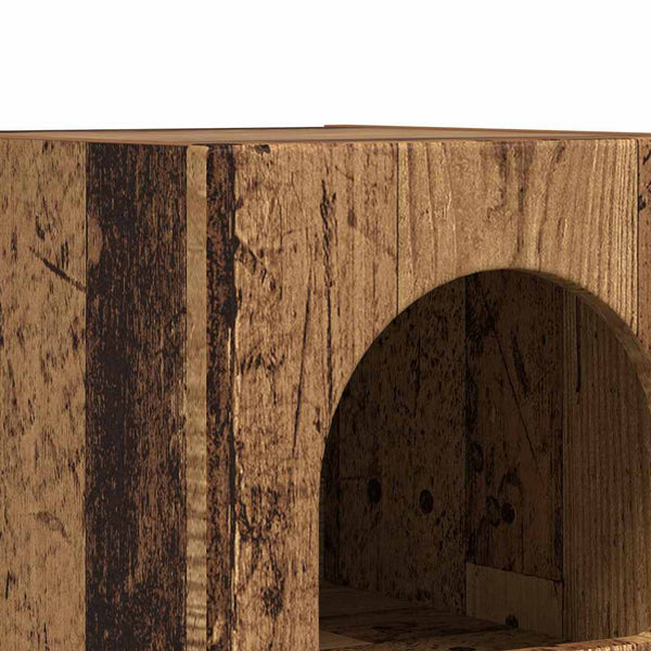 Nachttisch Altholz 29,5x33,5x50cm