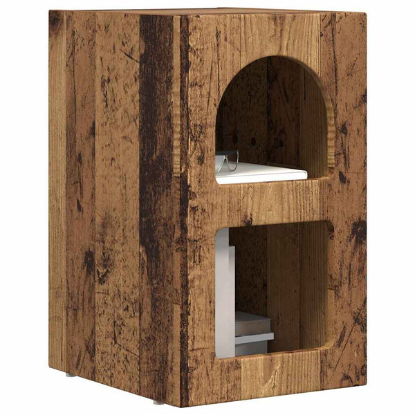 Nachttisch Altholz 29,5x33,5x50cm