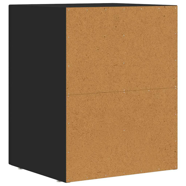 Schwarzer Nachttisch 40x35x50cm