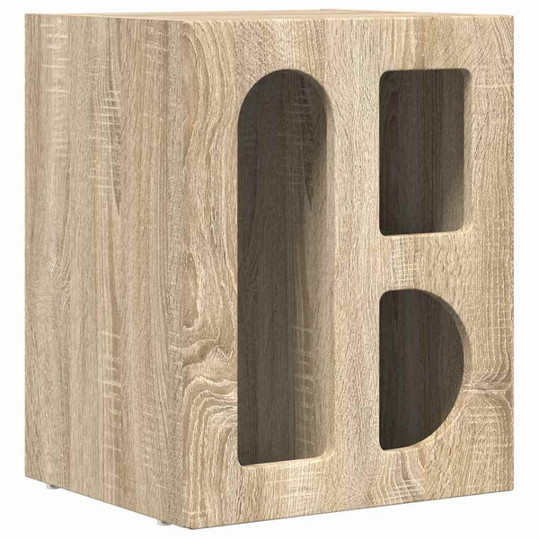 vidaXL Table de chevet chêne Sonoma 40 x 35 x 50 cm bois d'ingénierie