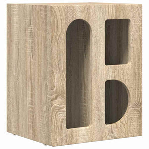 vidaXL Table de chevet 2 pcs Chêne Sonoma 40 x 35 x 50 cm Bois d'ingénierie
