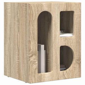 vidaXL Table de chevet 2 pcs Chêne Sonoma 40 x 35 x 50 cm Bois d'ingénierie