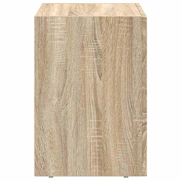 vidaXL Table de chevet 2 pcs Chêne Sonoma 40 x 35 x 50 cm Bois d'ingénierie