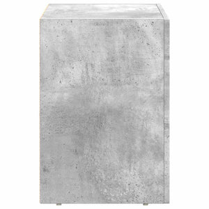 Beton Grau Nachttisch 40x35x50cm