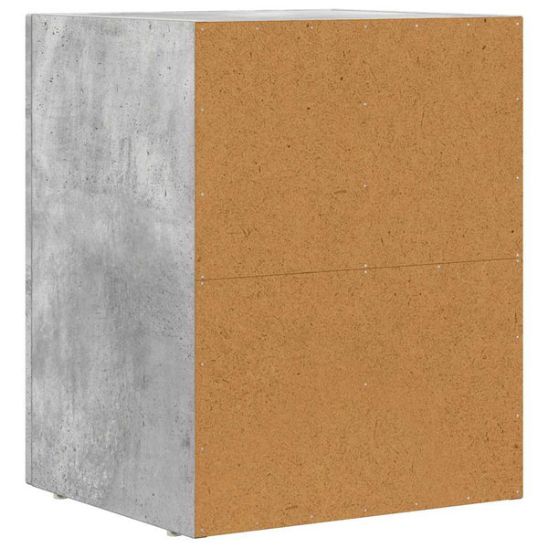 Nachttisch 2er Set Beton Grau